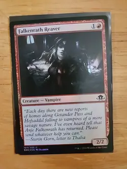 Falkenrath Reaver (Foil) - Eldritch Moon - MTG Magic - Common - Red Creature - Image 1