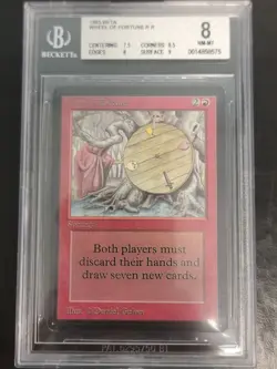Magic The Gathering MTG Graded Beta Wheel of Fortune BGS 8b++ FREE SHIPPING - Image 1