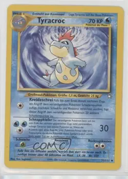 Croconaw German Pokemon Neo Genesis #31 2000 - Image 1