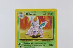 Nidorino (37/102, Base Set, 1999) Pokemon TCG Vintage Uncommon NM - Image 3