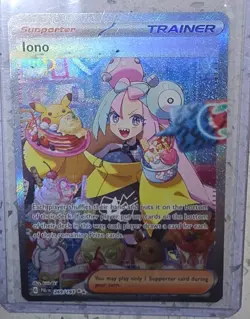 Pokemon TCG Iono Full Art Holo Trainer Supporter 269/193 Paldea Evolved Rare - Image 1