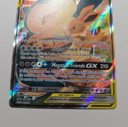 NM/M - Eevee & Snorlax Tag-Team GX SM169 Promo Pokemon Sun & Moon - Image 3