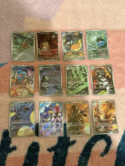Japanese Pokemon the Glory of Team Rockets 12 Card AR Set - Image 1