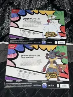 Pokemon TCG Ascended Heroes Premium Poster Collection Mega Lucario & Gardevoir - Image 5
