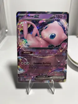 Pokemon TCG Mew EX 151/165 Scarlet & Violet Holo Double Rare Card NM Condition - Image 1