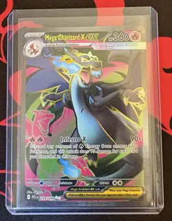 Pokemon TCG Mega-Charizard Ex Full Art 109/094 Phantasmal Flames Ultra Rare EX - Image 1