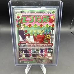 Pokemon Dipplin Illustration Rare Holo 170/167 SV06 Twilight Masquerade 80 HP - Image 1