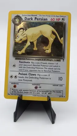 Pokemon Dark Persian Legendary Collection Holo Rare 60 HP 6/110 Yoshida 2002 - Image 2