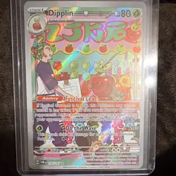 Pokemon Dipplin 170/167 Sv06 Twilight Masquerade Illustration Rare Holo 80 HP - Image 1