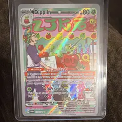 Pokemon Dipplin 170/167 Sv06 Twilight Masquerade Illustration Rare Holo 80 HP - Image 5