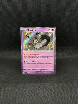 Mimikyu Baby Shiny 160/091 SV: Paldean Fates Holo Pokemon TCG - Image 1