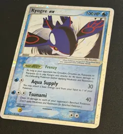 Pokemon Kyogre EX #37 Holo Black Star Promo Card - Image 2