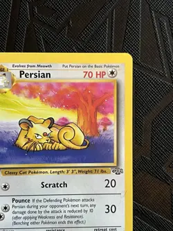 Pokemon TCG Persian 42/64 1st Edition Jungle Uncommon (English) - NM(-) - Image 5