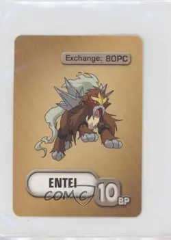 Rare Pokemon - Entei Master Trainer Board Game Cards 2005 - Image 1