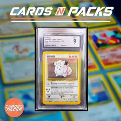 Carte Pokemon Melofee 5/102 Holo Set de base edition 2 CGC 9 ✨ - Image 1