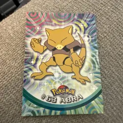 Abra #63 Pokemon Topps TV Animation Edition Black Label - Image 2