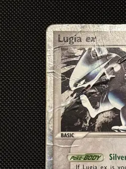 2005 Pokemon EX Unseen Forces Lugia EX Holo Foil Rare 105/115 HEAVY DAMAGE - Image 5