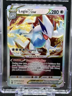 🔥CGC GEM MINT 10🔥LUGIA VSTAR POKEMON 2022 SILVER TEMPEST 139/195 HOLO - Image 2