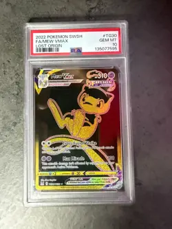 Mew Vmax - TG30/TG30 - PSA 10 - Secret Rare - Lost Origin - Pokemon - Image 1