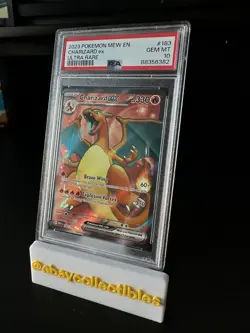 PSA 10 Charizard ex 183/165 Pokemon 151 Ultra Rare Full Art Holo - Image 1