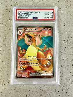 PSA 10 Charizard ex 183/165 Pokemon 151 Ultra Rare Full Art Holo - Image 2