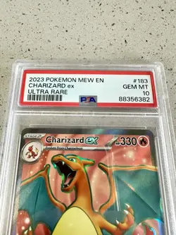 PSA 10 Charizard ex 183/165 Pokemon 151 Ultra Rare Full Art Holo - Image 4