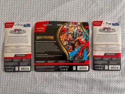 Pokemon TCG: Blister Pack LOT | Mega Evolution 3-Pack & 2X Stellar Crown 1 Pack - Image 2