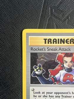 Pokemon TCG Rocket's Sneak Attack 72/82 Team Rocket Non Holo Rare (English) - MP - Image 4