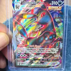 Pokemon Umbreon VMAX Evolving Skies Single Strike Holo 095/203 310 HP - Image 1