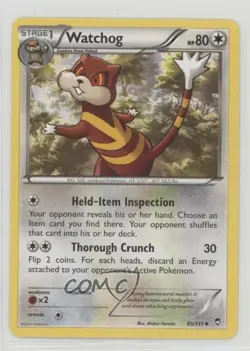 Watchog Pokemon XY Furious Fists #85 - Image 1