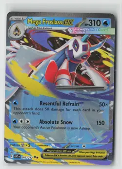 Mega Froslass ex 047/217 Double Rare ME: Ascended Heroes Pokemon Near Mint - Image 1
