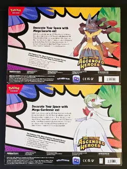 Pokemon Ascended Heroes Premium Poster Collection Set - Mega Lucario & Gardevoir - Image 2