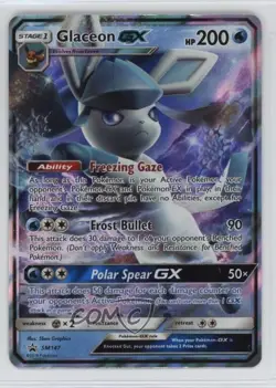 Glaceon GX Pokemon Sun & Moon Black Star Promo #SM147 - Image 1