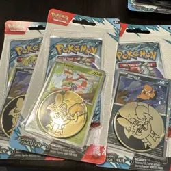 POKEMON TCG JOURNEY TOGETHER blisters ENGLISH promo Set Yama & Scraggy - Image 1