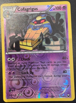 Pokemon TCG Cofagrigus 52/108 Reverse Holo Dark Explorers LP - Image 1