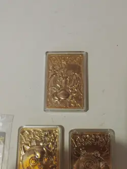 Nintendo Pokemon 23 Karat Gold Plated Trading Card Lot Pikachu, Charizard - Image 2