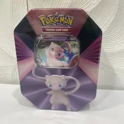 Pokemon V Forces Tin Mew V Promo Card & Booster Packs (Factory Sealed) Deck 2021 - Image 1