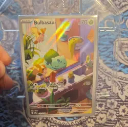Pokemon Bulbasaur 143/142 SV07: Stellar Crown Illustration Rare Holo Card - Image 1