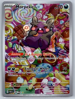 Morpeko - Illustration Rare Paradox Rift 206/182 IR Pokemon Card NM - Image 1