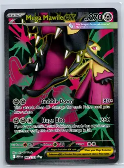 Mega Mawile ex (Full Art) Mega Evolution 162/132 Pokemon Card NM - Image 1