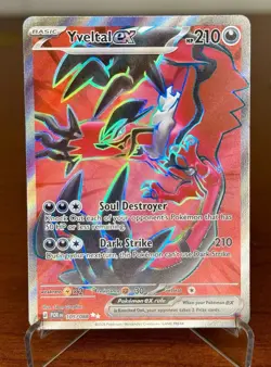 Pokemon TCG Yveltal EX 105/088 Basic Holo Rare Dark Type Card 2026 - Image 1