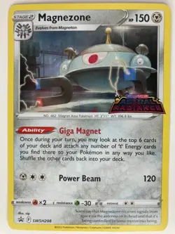 Magnezone - SWSH208 - Pokemon Sword & Shield Promo PreRelease Holo Rare Card NM - Image 1