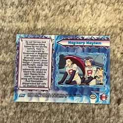 2000 TOPPS POKEMON 20 MAGIKARP MAYHEM Vintage Pokemon Card - Image 2