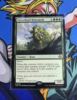 Magic: The Gathering Craterhoof Behemoth Tarkir: Dragonstorm 0138 Mythic - Image 1