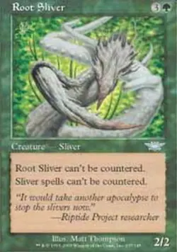 1x Root Sliver Heavy Play MTG Magic - Kid Icarus - - Image 1