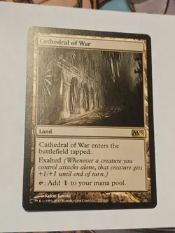 Cathedral Of War M13 2013 MTG Magic The Gathering LP - Image 1