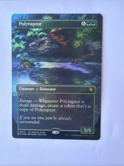 Polyraptor (Borderless) Special Guests Foil, Magic The Gathering, Near Mint - Image 1