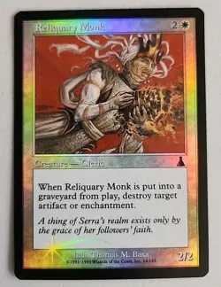 Reliquary Monk Urza's Destiny Foil NM Near Mint MTG - Image 1