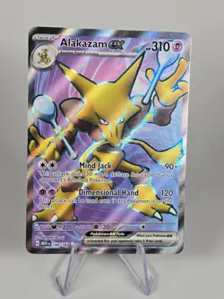 Pokemon Alakazam EX 188/165 Scarlet & Violet 151 Ultra Rare Full Art Holo 310 HP - Image 1