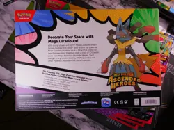 Pokemon TCG Ascended Heroes Premium Poster Collection SEALED (Lucario) - Image 2